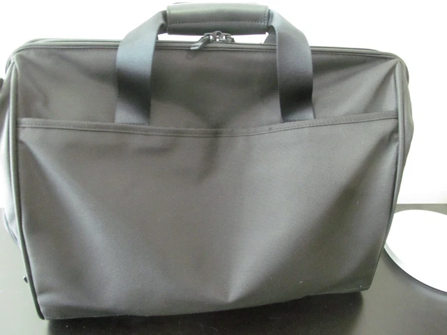 TUMI Alpha Expandable Black Nylon with Leather Accents Framed Weekend Duffle-NWT 2