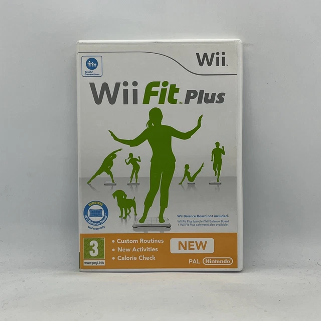 WII FIT PLUS Fitness Weigh Loss Wii Nintendo Game Free Tracked Post PAL