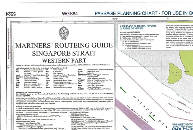 ADMIRALTY 5524 MARINERS Routing Guide Singapore Strait Western Part ...