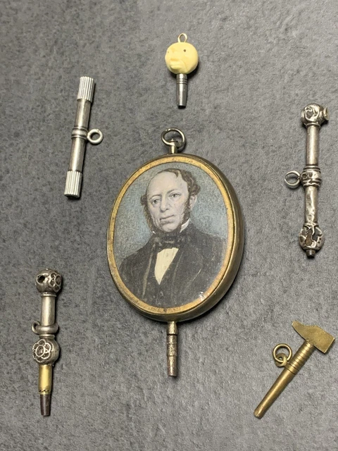 Clé De Remontage Pour Montre à Gousset (clé Brocot) N°0 - Taille 1,90 Mm, Neuf Avec Boîte Et Documents