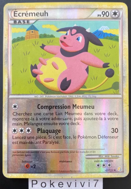 Carte Pokemon ECREMEUH 47/123 REVERSE HGSS HEARTGOLD SOULSILVER FR OCCASION