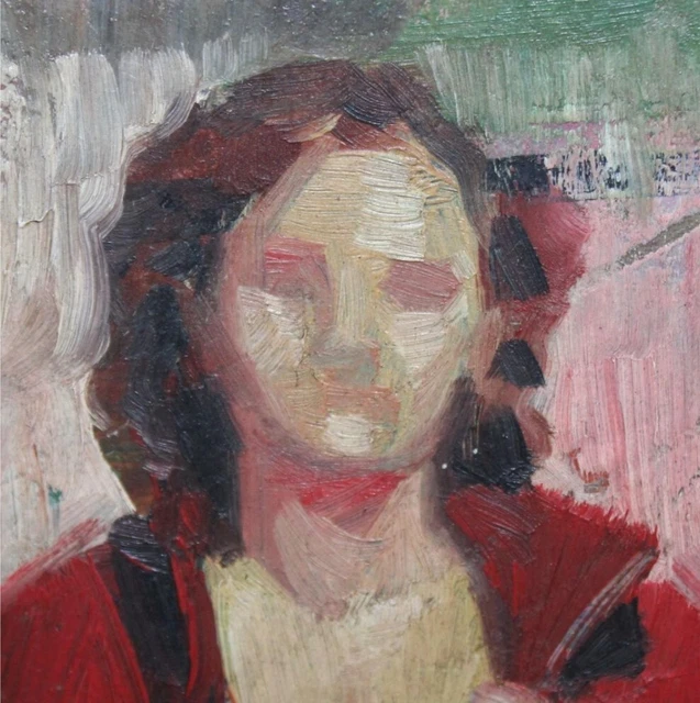 Tableau Ancien Huile Sur Toile Portrait De Lévrier – Signé J. Warnes, Début 20e Siècle