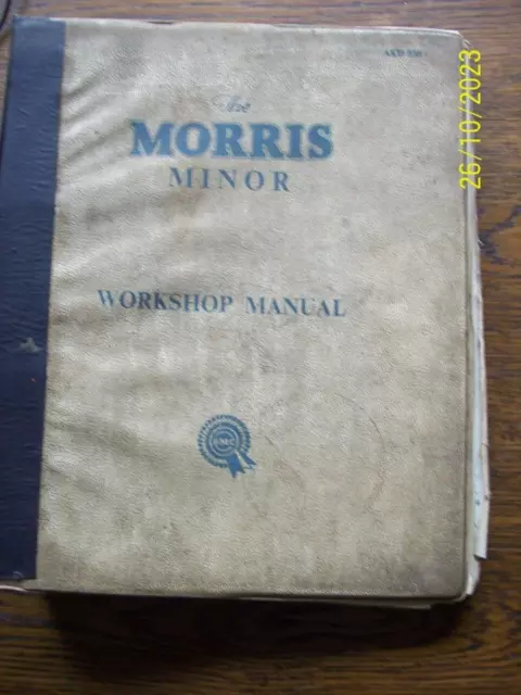 Morris minor vintage workshop manual.AKD530.minor 1000 series 2.