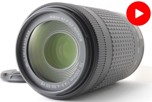 [Near MINT] Nikon AF-P DX Nikkor 70-300mm f/4.5-6.3G ED VR Zoom Lens JAPAN
