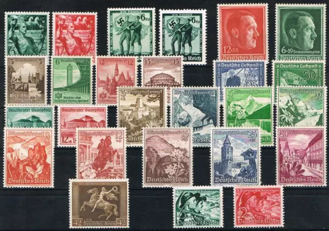 Deutsches Reich: Jahrgang 1938 MiNr. 660 - 685 ** postfrisch komplett [11927