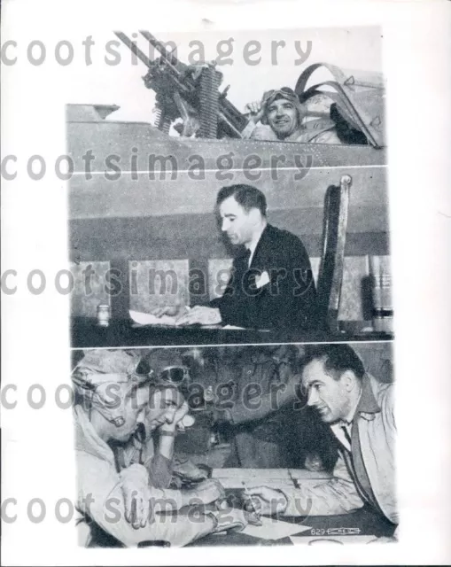 1954 Wire Photo 3 Views of Wisconsin Senator Joseph McCarthy As Marine & Judge