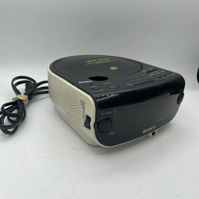 SONY DREAM MACHINE Model ICFCD815 FM/AM CD CLOCK RADIO Tested Works