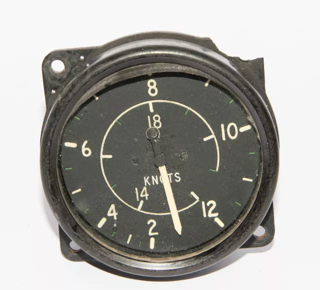 ASI Airspeed Indicator Mk.9A* 6A/1616 Knots 1943 KDG Gauge RAF Vintage Aircraft