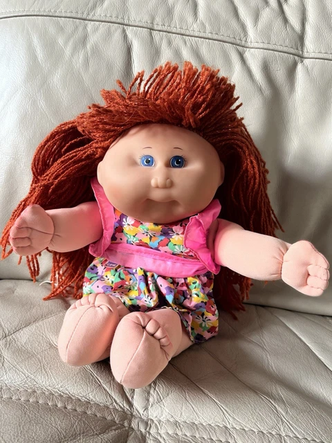 CABBAGE PATCH KIDS Doll Mattel First Edition Doll Red Hair Blue