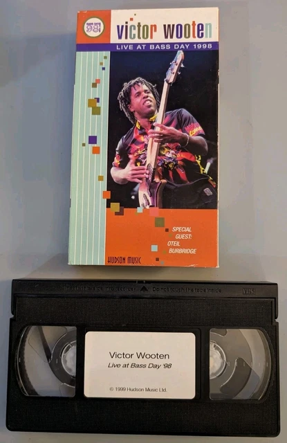 VICTOR WOOTEN: LIVE at Bass Day '98 VHS 2000 RARE Oteil Burbridge