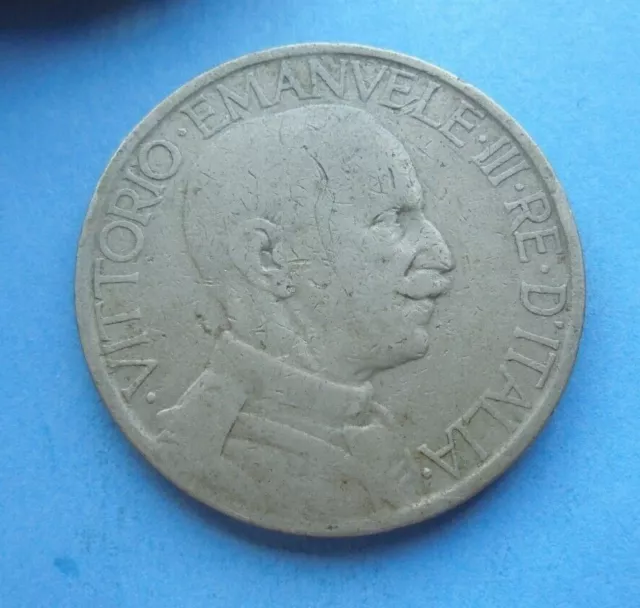 Italy, 2 Lire 1926, Scarce Year, as shown. 3