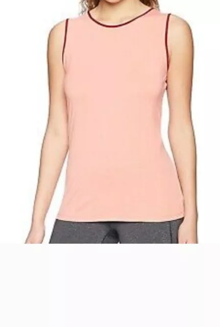 Helly Hansen NWT Thalia Sleeveless Vented T-Shirt In Pink & Rose. Woman's Size M