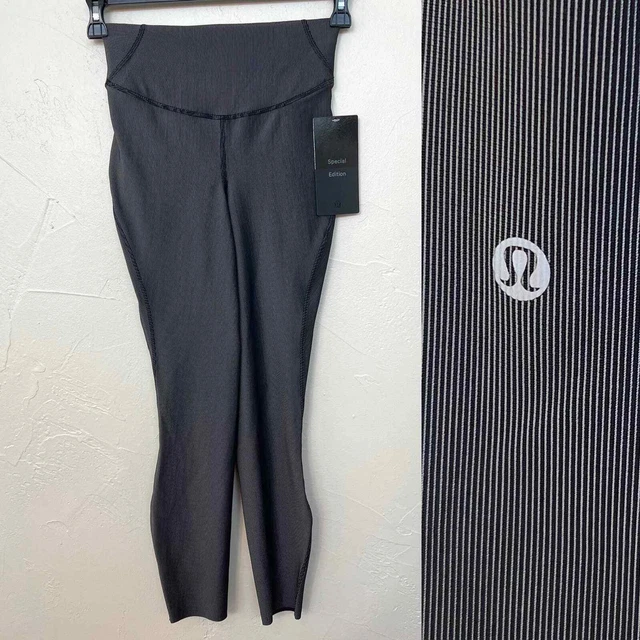 Lululemon Base Pace HR Tight 25" Two Tone Ribbed Limited Edition | Size: 4
