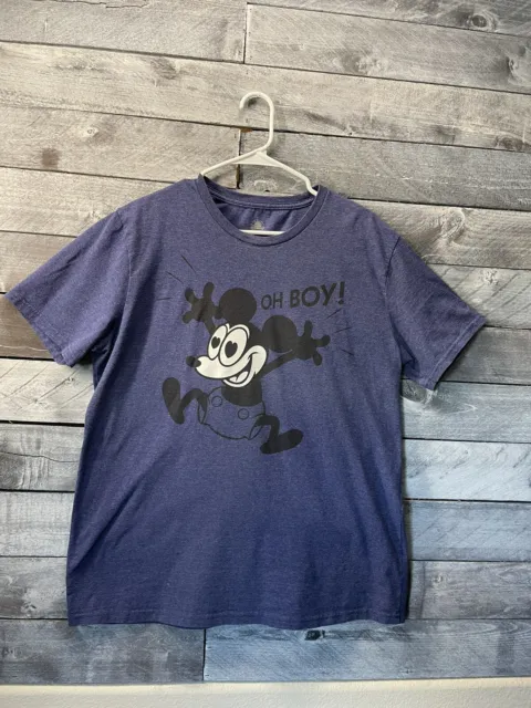 Disney Collection Mickey Mouse OH BOY T-Shirt Size L