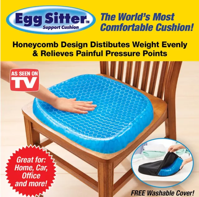 Egg Sitter Gel Support Cushion Brand New - Free Fast Shipping