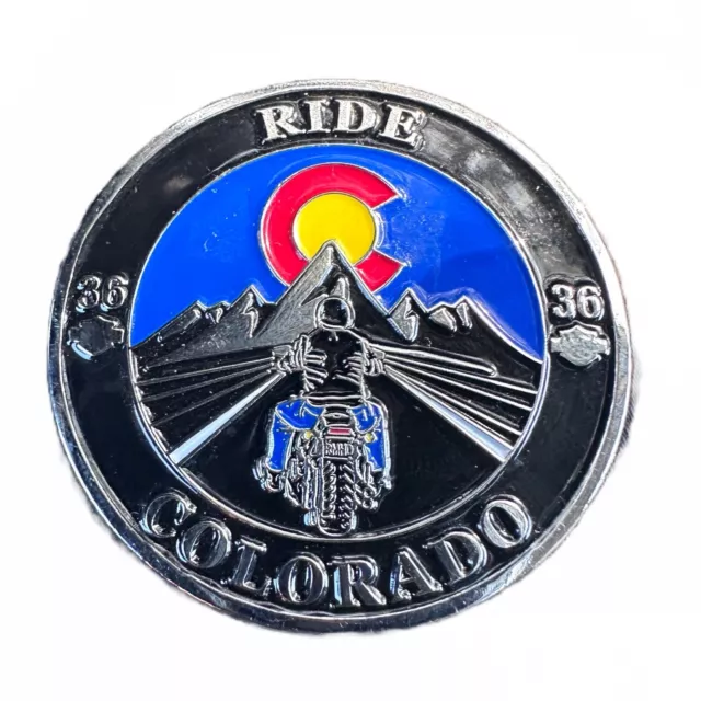 ROCKY MOUNTAIN DENVER COLORADO HARLEY DAVIDSON DEALER DEALERSHIP Coin