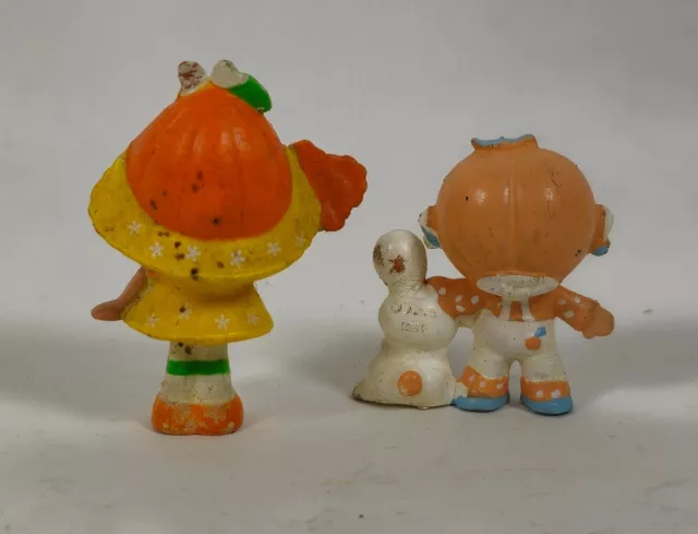 Strawberry Shortcake Mini PVC Figures Apricot Orange Blossom 2" Tall 3