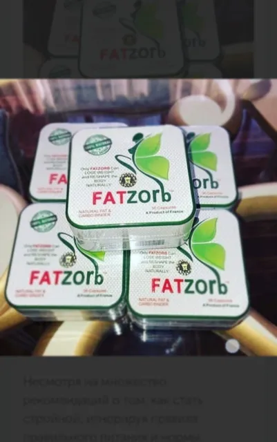 Cápsulas quemador de grasa natural Fatzorb Plus fórmula 36 para bajar de peso. 1