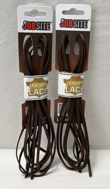 1 PAIR - 72 Rawhide Leather Shoelaces Moccasin Strings Boat Shoe Boot Laces