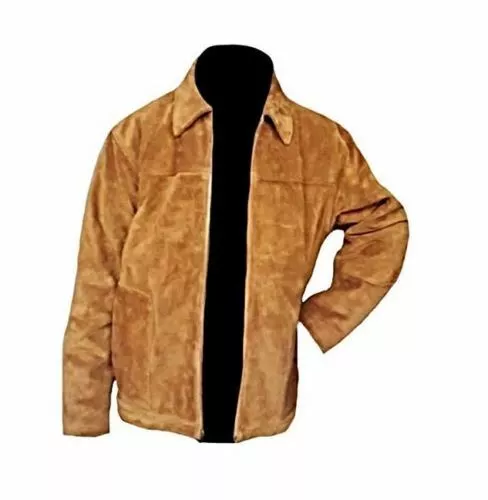 Indian Western Wear Suede Leather Coat Native American Jacket