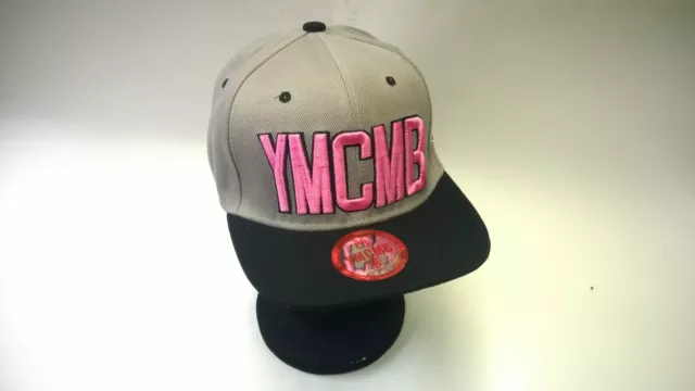 Cappellino Ymcmb Snapback Grigio Unisex Uomo Donna Ragazzo Ragazza Taglia Unica