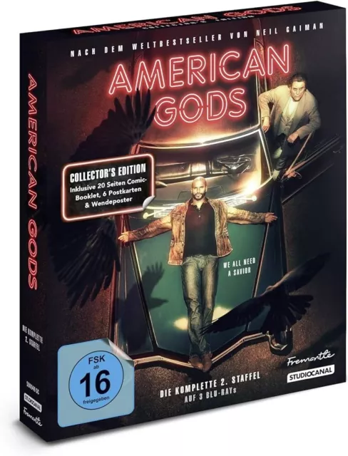 American Gods | 2. Staffel. Collector's Edition | Blu-ray | NEU ✅