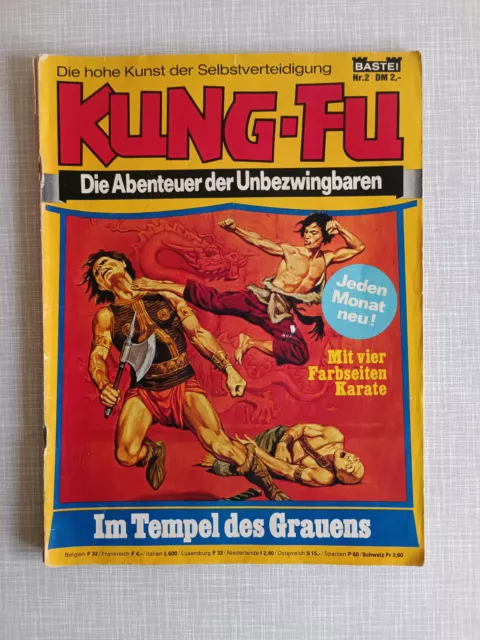 Kung Fu Nr.2 Bastei Verlag Im Tempel des Grauens sehr gut