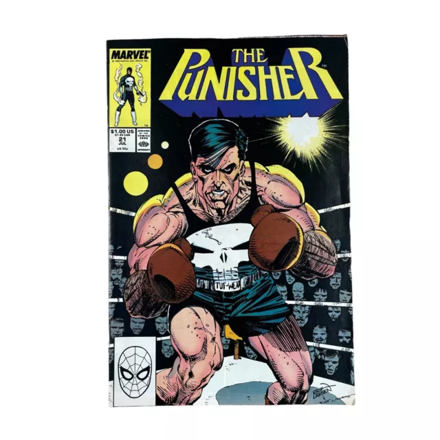 MARVEL comics the punisher volume 1 issue 21 vintage 1989 comic book VGC