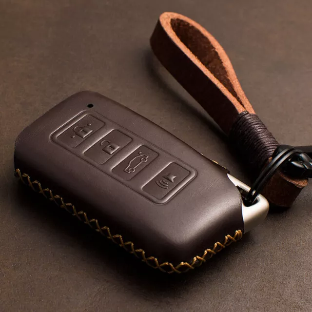 Genuine Leather Car Key Fob Case Cover Holder For Lexus IS GS RX ES NX LS RC LX