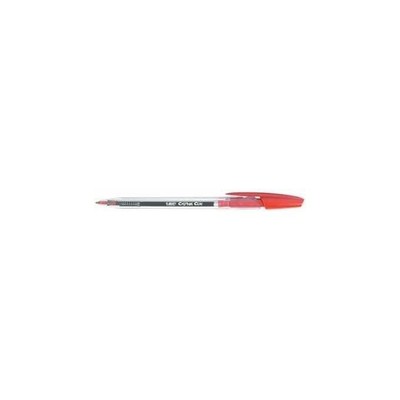 s BIC BIC Cristal Clic Rouge Stylo à bille rétractable avec clip Moyen 20 pièce 