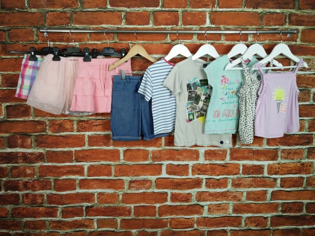 Girl Bundle Age 3-4 Years White Co Zara Etc Tees Shorts Skirts Tutu Summer 104Cm