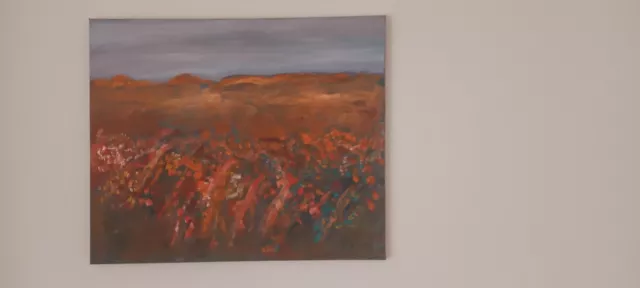 Original Australian landscape painting, oil on canvas, 50cmx60cm 2