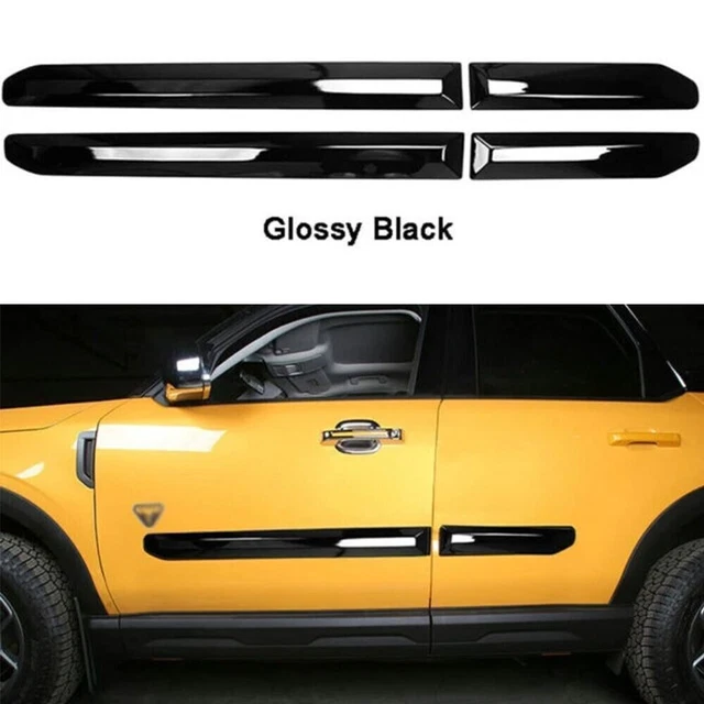 4PCS Fits for Ford Bronco Sport 2021 2022 Door Side Sill Moulding Trims Plate