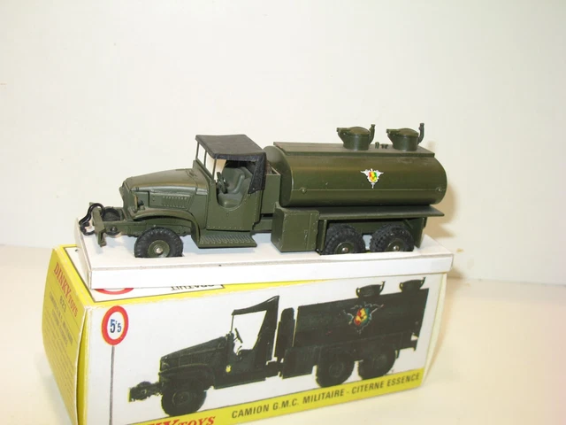 NEUF ET ULTRA COMPLET Ancien Dinky Toys France militaire origine 823 GMC citerne EUR 79,00 - FR
