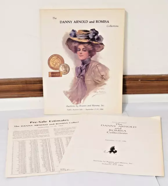 Danny Arnold & Romisa W/ Prices Realized Bowers & Merena Auction Catalog 1984