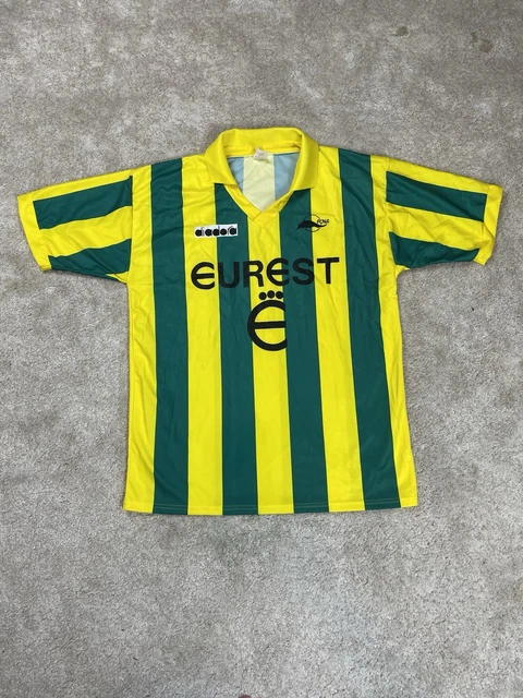 Maillot Vintage FC Nantes 2007/2008 - AIRNESS - Jaune - Taille XL