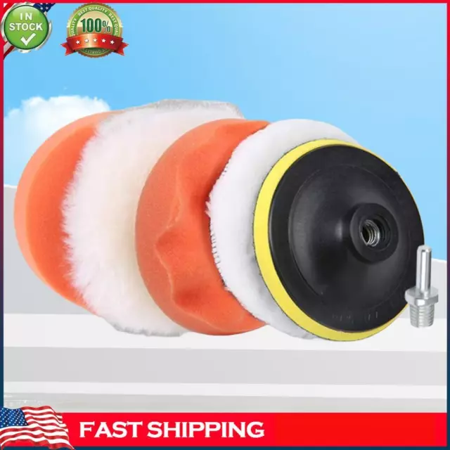 3 Inch Car Buffing Pads Sponge Foam Kit Polishing Buffer Pad Drill Car Polisher