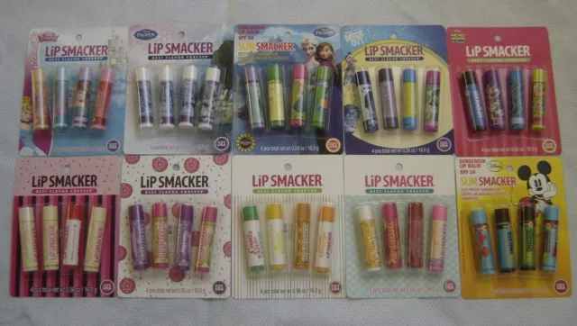 LiP SMACKER***4 Pcs***ASSORTED FLAVOR LIP BALMS>>>yOu chOOse<<<BRAND NEW~~SEALED 2