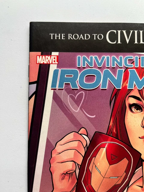 Invincible Iron Man # 10 2nd Riri Williams Rare 2nd Print ( Marvel 2016 ) NM/NM+ 2