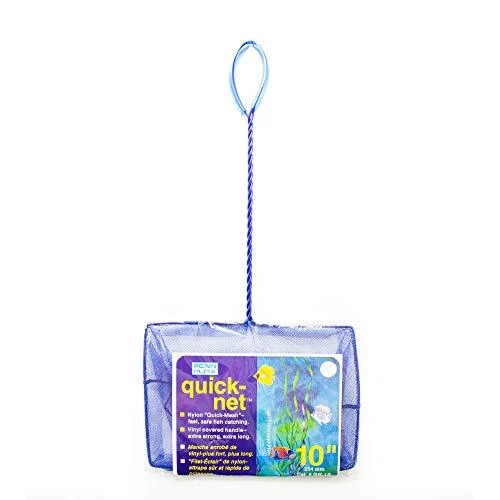 PENN-PLAX Quick-Net Aquarium Fish Net – Durable Strong and Safe – Color May V...