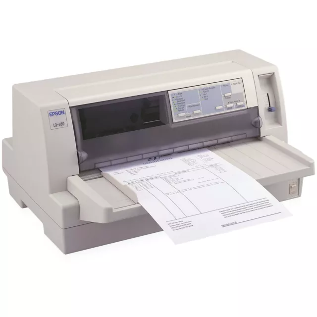 Imprimante à Aiguilles Epson LQ-680 Pro Parallèle Lpt Db25 24 Dot Matrix Matrice