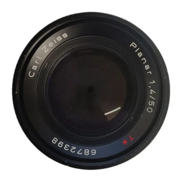 Carl Zeiss Planar 1.4/50mm T* - Objektive / Lens Contax + EOS Adapter✅ 3