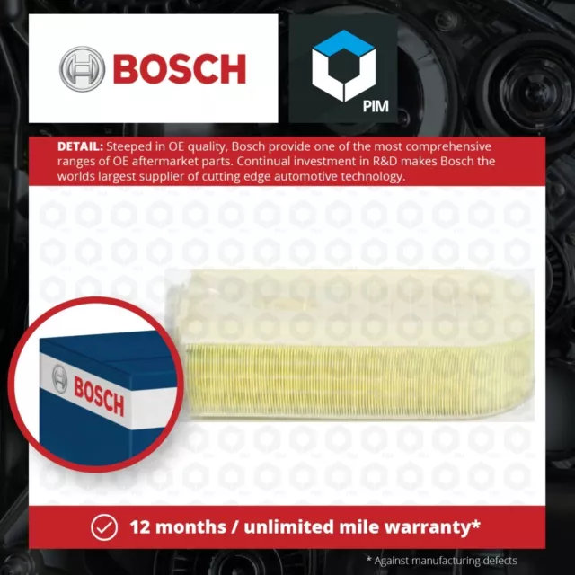 Air Filter fits MERCEDES E200 S212, W212 2.2D 09 to 14 OM651.925 Genuine Bosch