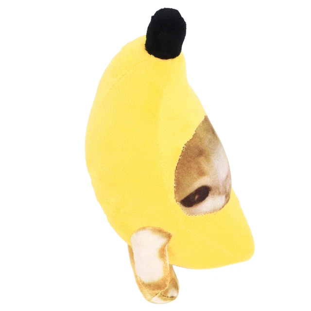 BANANA CAT PLUSH Toy Cute Funny Cartoon Soft Cozy Banana Cat Stuffed