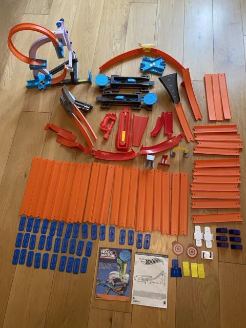 Hot wheels track builder system stunt on sale kit playset