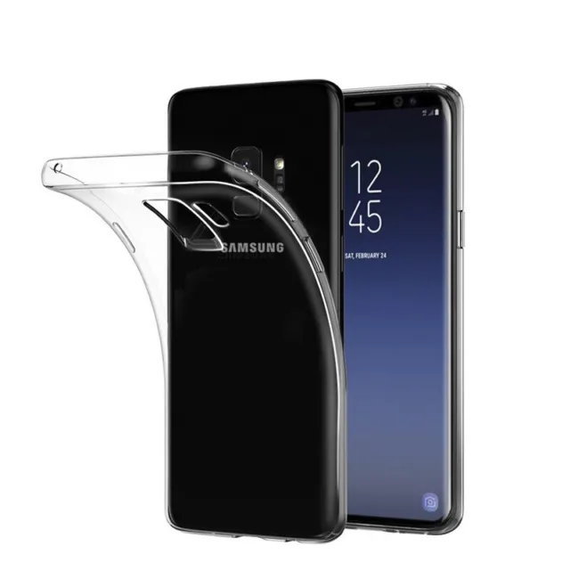 Hülle für Samsung Galaxy S9 Handyhülle Soft Case Silikon Cover Transparent