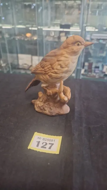 Woolbro Mistle Thrush Bird Figure Figurine Porcelain China Vintage Ornament
