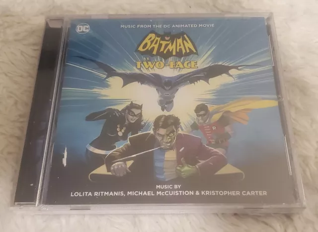 BATMAN VS TWO FACE CD New/Factory Sealed 2017 FYE Exclusive DC Animated