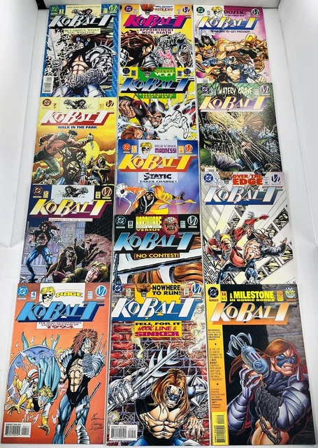 Lot Of 13 Kobalt #1-14 Complete Run (-1) Dc/Milestone 1984 Vf/Nm