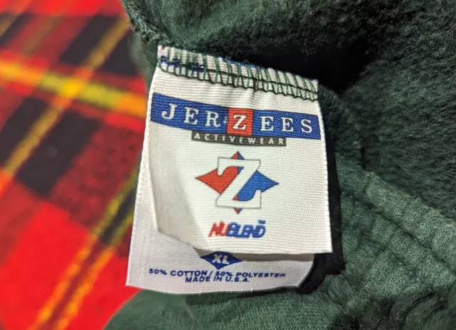 Vintage Jerzees Nublend Jogger Sweatpants Mens Green Sz XL USA 2
